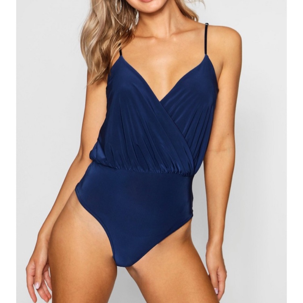 Navy blue bodysuit